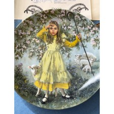 Reco Little Bo Peep Collector Plate John McClelland Mother Goose 1983 Box COA picture