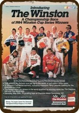 1984 WINSTON CUP NASCAR Winners 1985 Vintage-Look DECORATIVE REPLICA METAL SIGN picture
