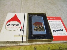 VTG 1974 US ARMY 10th Cavalry Ready and Forward Insignia ZIPPO LIGHTER NOS picture