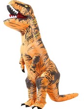 miwhse Halloween Inflatable Dinosaur Costume Adult Fancy Large, Brown picture