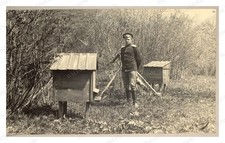 Stepnoi Krai 1909 Cossack Beehives Beekeeper Standard Postcard picture