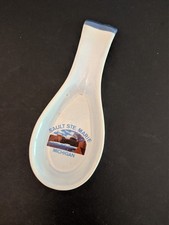 Vtg Sault Ste. Marie Souvenir SPOON REST - Ceramic 7.5