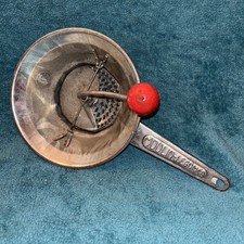 Vintage Moulin Legumes Food Mill #1 Made in France Brevete SGDG Aluminum Red #MM picture