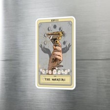 The Martini Tarot Card Sticker 3
