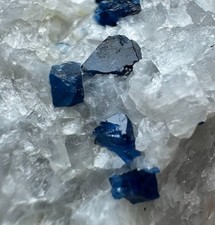 139 Gram Rare Top Blue Spinel Crystals On Matrix From Hunza Valley @Pakistan picture