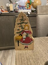 LITTLE DOLLS CHRISTMAS WOOD'N MEMORIES 1991 Overly-Raker picture