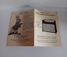Beatrix Potter Peter Rabbit Advert Booklet For Bookshelf Jigsaws Books 1950/60s picture