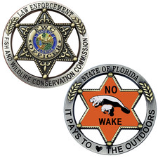 BL11-4 Florida FWC Challenge Coin Fish and Wildlife Conservation Commission Offi picture