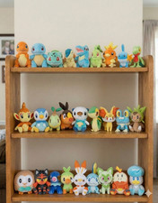 Pokémon Starter Plush Complete Set Gen 1-9 ALL STAR COLLECTION 27 Dolls Japan picture