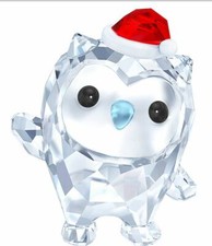 Swarovski Hoot Happy Holidays A.E. 2017 Christmas  Crystal Figurine #5286202 New picture