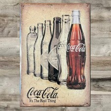 Coke Coca-Cola 8 x 12 Novelty Metal Sign Shrink-wrapped New picture
