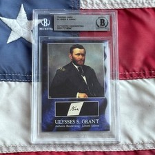 Ulysses S. Grant Handwritten Word Cut From a Beckett Autograph Signed Letter picture