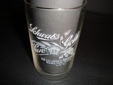 Circa 1910 Schwab’s Pure Gold etched Glass, Cincinnati Brewing, Middletown, Ohio picture