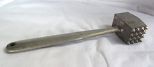 VINTAGE 2 SIDED ALUMINUM MEAT TENDERIZER MALLET/POUNDER~~8