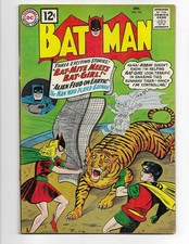 Batman 144 1961 DC Comics VG+ 4.5 Bat-Mite Robin Bat-Girl Joker Batwoman picture