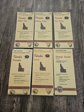 Lot of 6 Vintage Idaho BLM Topographic Maps 1:100,000 Surface Management Status picture