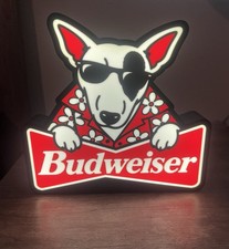 Budweiser Spuds MacKenzie 3D Printed LightBox Desk Sign - LED Bar Decor picture