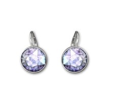 Swarovski Bella Pierced Earrings Tanzanite Purple #5030703 Authentic New in Box picture