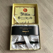 Pelikan Souver n Fountain Pen Green Stripe With original box picture