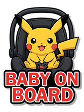 Pokémon Pikachu Baby on Board 5