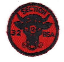 BSA 1960 Jamboree Region 12 Contingent Patch Section 32 picture