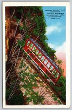 Chattanooga Tennessee Incline Railway Car Lookout Mountain Postcard PC302 picture