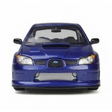 1:24 Subaru Impreza WRX STI JDM Rally Blue Alloy Car Model Diecast Collectible picture