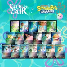 Complete All 3 Boxes Unopened Rainbow Foil MTG Secret Lair SpongeBob SquarePants picture