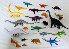 British Museum of Natural History Dinosaur Figures by Invicta, Set of 22 #b5c1d0 picture