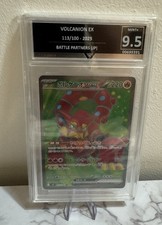 Pokemon Volcanion EX Full Art SR Japanese 113/100 Get Graded 9.5 Mint+ picture