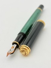 Pelikan Souverane M400 Fountain Pen Green Stripe 14C-585 F picture