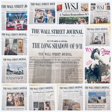 The Wall Street Journal News Paper LOT/12 September 1 - 15 2026 COMPLETE Unread picture