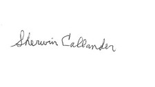 Sherwin Callander signed 3x5 index card WW II D-Day European Theater COA LOOK picture