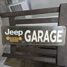 Jeep Open Road Brands Metal Wall Sign 20x6 in Cars Theme Garage Decor picture