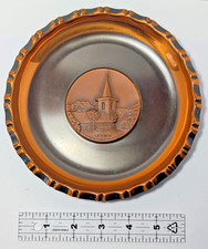 Leysin Switzerland Souvenir Plate - Le Temple du Village et les Dents du Midi picture