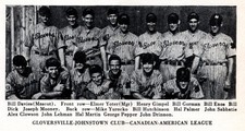 1939 Gloversville-Johnstown Canadian-American League Bill Hutchinson Vintage 2x4 picture