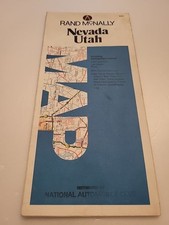  Rand McNally Nevada Utah Map picture