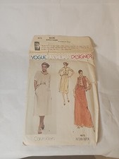 Vtg 1977 Vogue American Designer Calvin Klein Sewing Pattern 1672 Uncut DIY picture