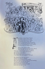 1890 Poem The Fightin Parson by Henry Ames Blood illustrated picture