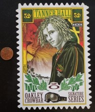 OAKLEY 2008 TANNER HALL SKI dealer promo display card 2 Flawless New Old Stock picture