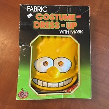 Simpsons Ben Cooper Vintage 1989 Bart Simpson Halloween Costume - - NEW/Open Box picture
