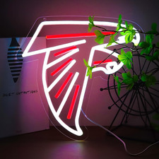 Falcons Football Neon Signs Led Sign for Wall Decor Rugby Team Light up Sign Sui picture