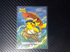 Pokémon Pikachu x Grave of the Fireflies-  Seita Anime World Card #T7 Full Art picture