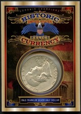 2022 Upper Deck Goodwin Champions Historic Currency 1963 Franklin Half Dollar picture
