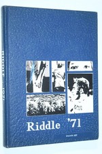 1971 Mattoon High School Yearbook Annual Mattoon Illinois IL - Riddle 71 Vol. 53 picture