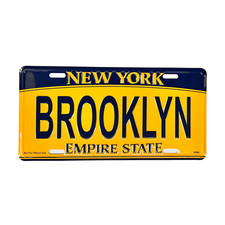 BROOKLYN: NEW YORK Gift Souvenir License Plate for Car, Truck, Home, Tourist picture