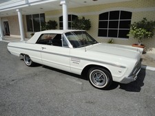 Cars 1965 plymouth sport fury convertible muscle Art Print Poster 11x17 picture