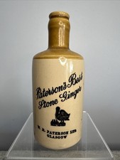 Antique Paterson’s Best Stone Ginger Beer Bottle Stoneware Glasgow Scotland LC3 picture