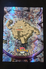 Topps 1999 Topps Chrome Pokémon Graveler #75 Spectra-Chrome Parallel Card picture