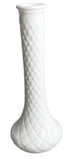 Hoosier Milk Glass Vase Diamond Quilt Pattern 9